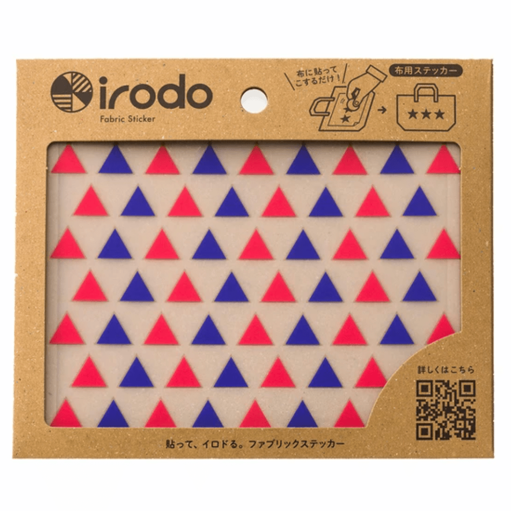 Fabric Sticker Set Triangle / irodo - bungu