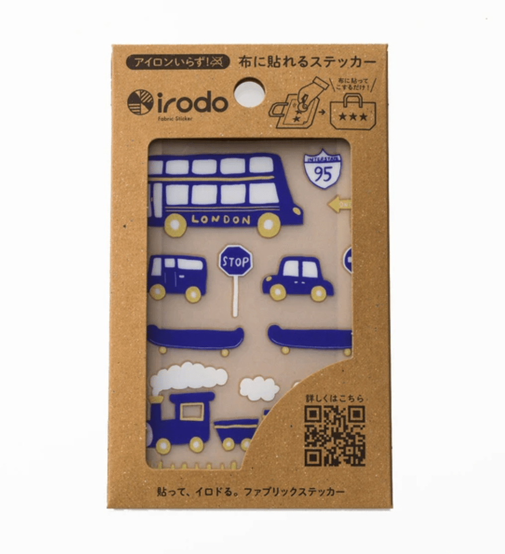 Fabric Sticker Set Vehicle / irodo - bungu