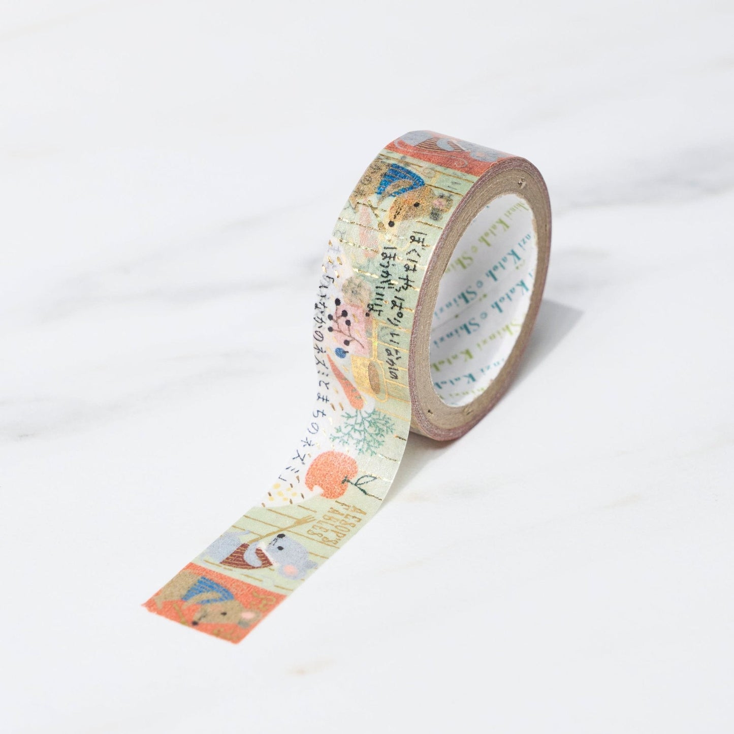 "Fairy Tale Gems" Aesop Masking Tape Shinzi Katoh Kirapika / Seal Do - bungu