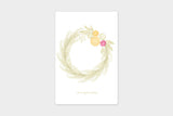 Art Touch Asako Yoshinaka Seasonal Wreath Postcards / TOUCH & FLOW