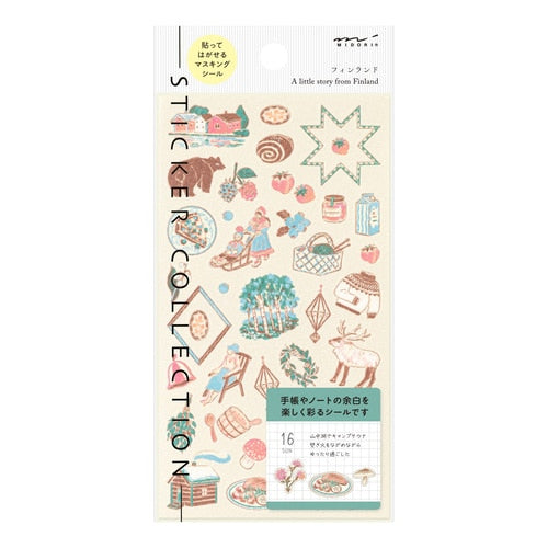 Country Pattern Stickers / MIDORI