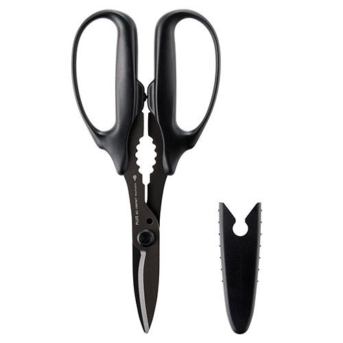 Fit Cut Curve All-Purpose Titanium Scissors / PLUS - bungu
