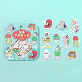 Flake Stickers Foil Stamped Kissa Alamode Meets / BGM - bungu