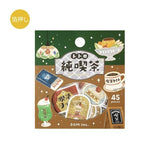 Flake Stickers Foil Stamped Retro Stroll / BGM - bungu
