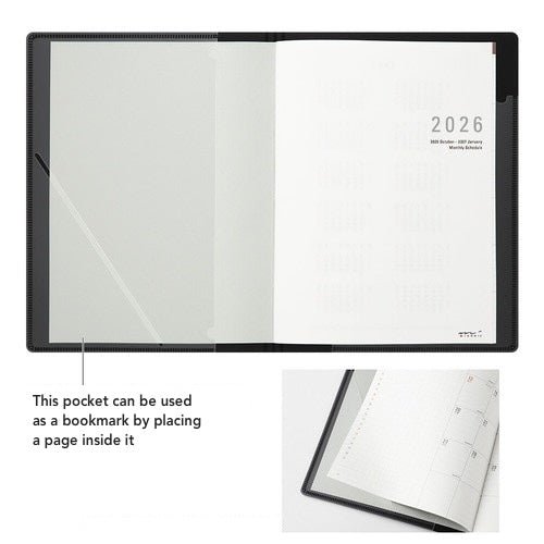 FLAT DIARY 2026 / Midori DESIGNPHIL - bungu