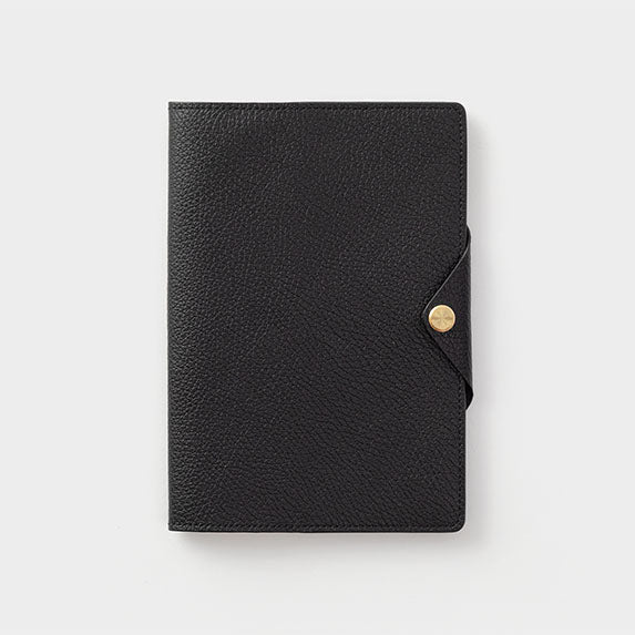 Flat Sketch B6 Slim Notebook & Planner Leather Cover / TOUCH & FLOW - bungu