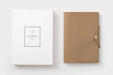 Flat Sketch B6 Slim Notebook & Planner Leather Cover / TOUCH & FLOW - bungu
