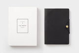 Flat Sketch B6 Slim Notebook & Planner Leather Cover / TOUCH & FLOW - bungu