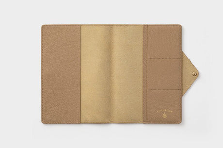 Flat Sketch B6 Slim Notebook & Planner Leather Cover / TOUCH & FLOW - bungu