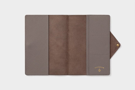 Flat Sketch B6 Slim Notebook & Planner Leather Cover / TOUCH & FLOW - bungu