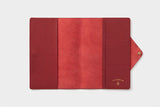 Flat Sketch B6 Slim Notebook & Planner Leather Cover / TOUCH & FLOW - bungu
