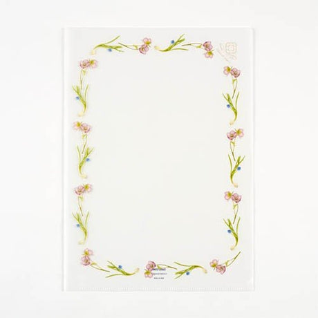 Fleur de Papier Clear File / DAIGO - bungu
