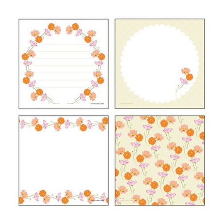 Fleurs de Papier Flower Memo Pad / DAIGO - bungu