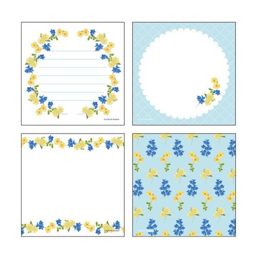 Fleurs de Papier Flower Memo Pad / DAIGO - bungu