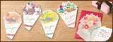 Flower Bouquet Message Card with Envelope / IROHA PUBLISHING - bungu