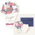 Flower Bouquet Message Card with Envelope / IROHA PUBLISHING - bungu