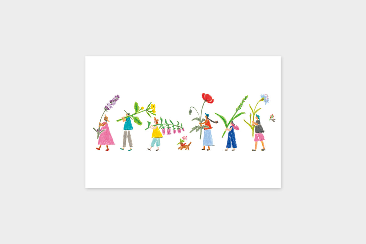 Art Touch Aiko Poole Postcards / TOUCH & FLOW