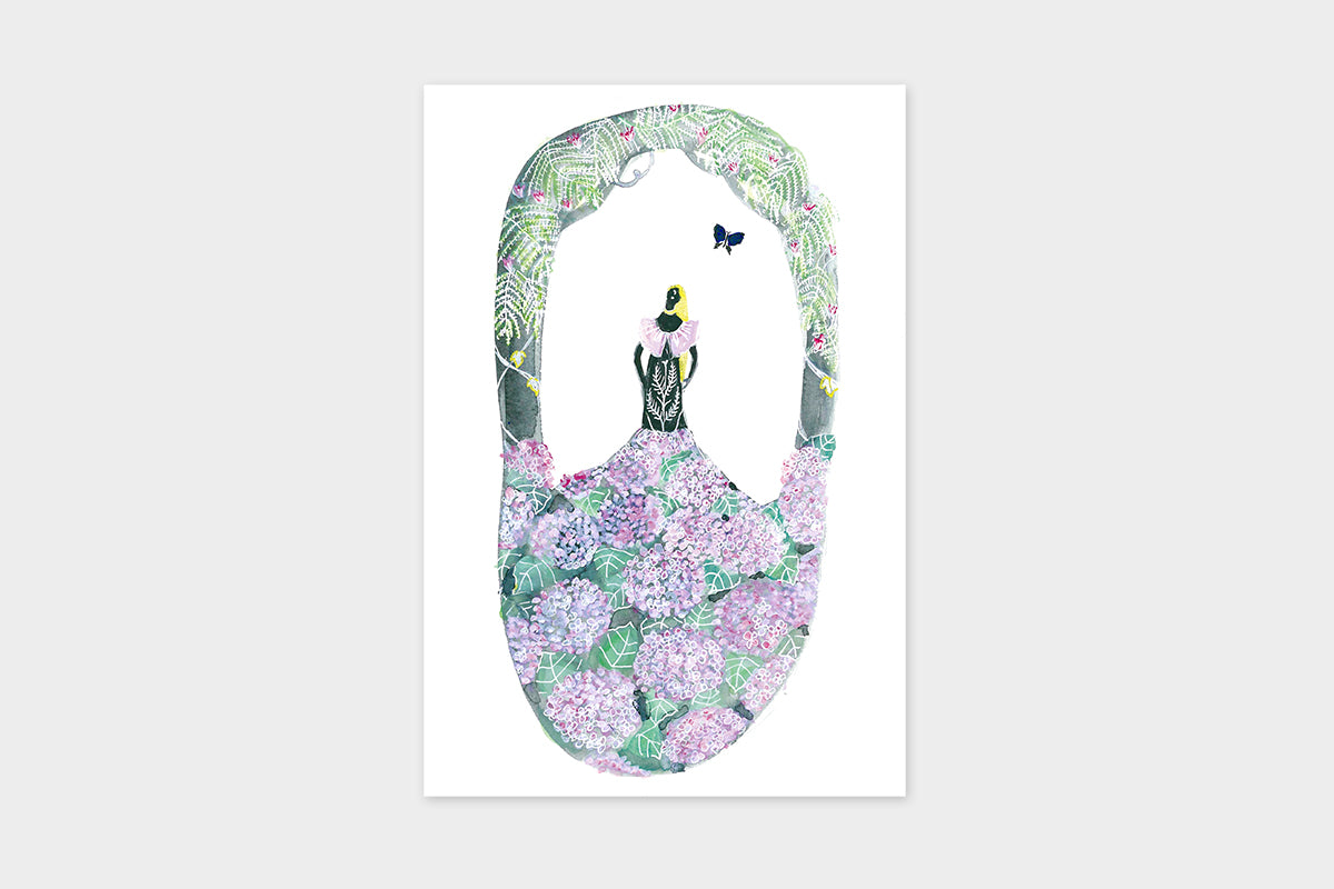 Art Touch Yukiko Moriyama Postcard / TOUCH & FLOW