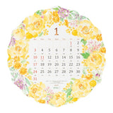 Country Time Wreath Die-Cut Wall Calendar 2027 / MIDORI