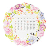 Country Time Wreath Die-Cut Wall Calendar 2027 / MIDORI
