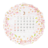 Country Time Wreath Die-Cut Wall Calendar 2027 / MIDORI
