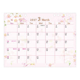 Country Time Floral Ring Desk Calendar 2027 / MIDORI