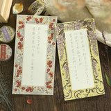 Foil - Stamped Masking Tape “Botanical Notes” Collection / BGM - bungu