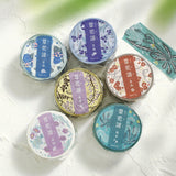 Foil - Stamped Masking Tape “Botanical Notes” Collection / BGM - bungu