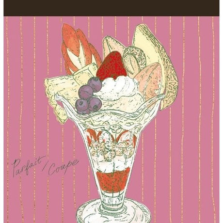 Foil Stamped Memo Pad Aya Inoue Sweets Series / Furukawashiko - bungu