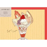 Foil Stamped Mini Letter Set Aya Inoue Sweets / Furukawashiko - bungu