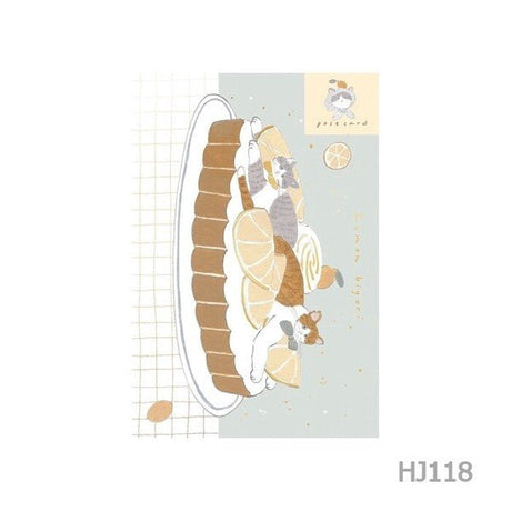 Foil-Stamped Postcard / Furukawashiko - bungu