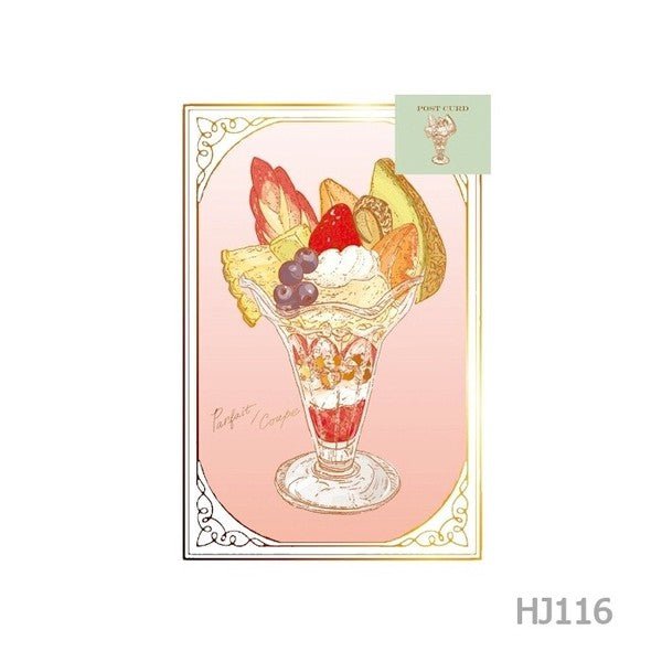 Foil-Stamped Postcard / Furukawashiko - bungu