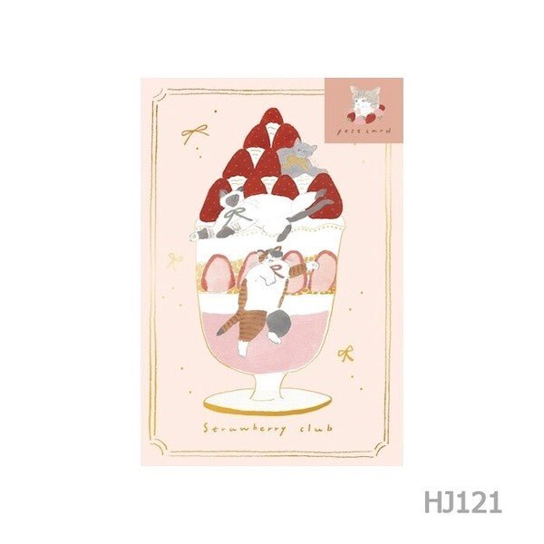 Foil-Stamped Postcard / Furukawashiko - bungu
