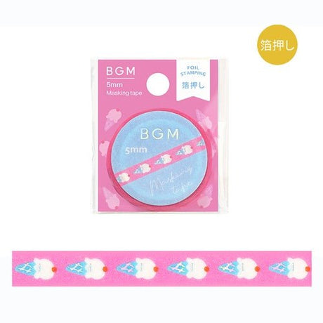 Foil Stamping Masking Tape Life 5mm / BGM - bungu