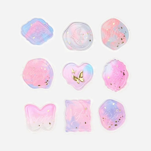 Foil Stamping "Phantom Flower" Sealing Sticker / Background Music - bungu