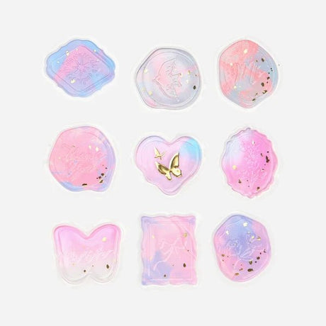 Foil Stamping "Phantom Flower" Sealing Sticker / Background Music - bungu