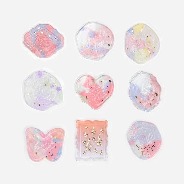 Foil Stamping "Phantom Flower" Sealing Sticker / Background Music - bungu