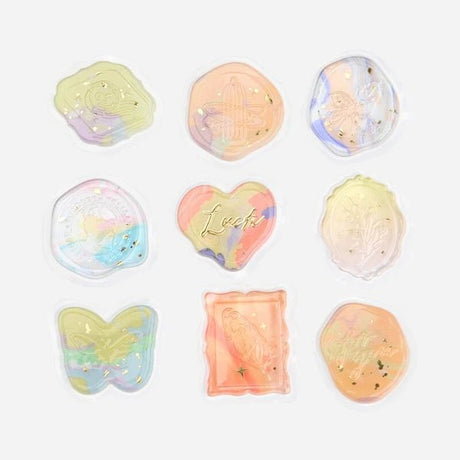 Foil Stamping "Phantom Flower" Sealing Sticker / Background Music - bungu