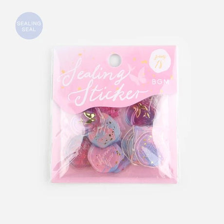 Foil Stamping "Phantom Flower" Sealing Sticker / Background Music - bungu