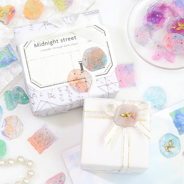 Foil Stamping "Phantom Flower" Sealing Sticker / Background Music - bungu