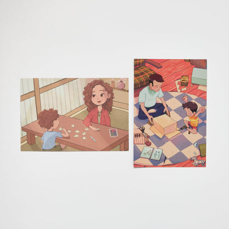 "For Mom & Dad" Postcard Bundle / Bungu - bungu
