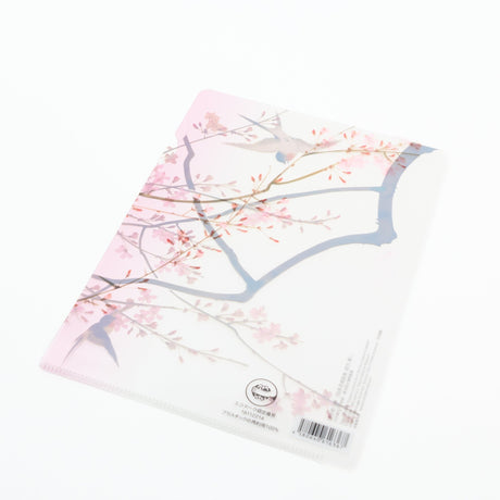 Four Seasons Flowers and Birds Scroll A5 Clear File / Benrido - bungu