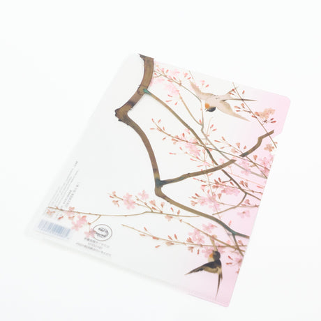 Four Seasons Flowers and Birds Scroll A5 Clear File / Benrido - bungu