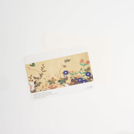 Four Seasons Flowers and Birds Scroll Greeting Card / Benrido - bungu