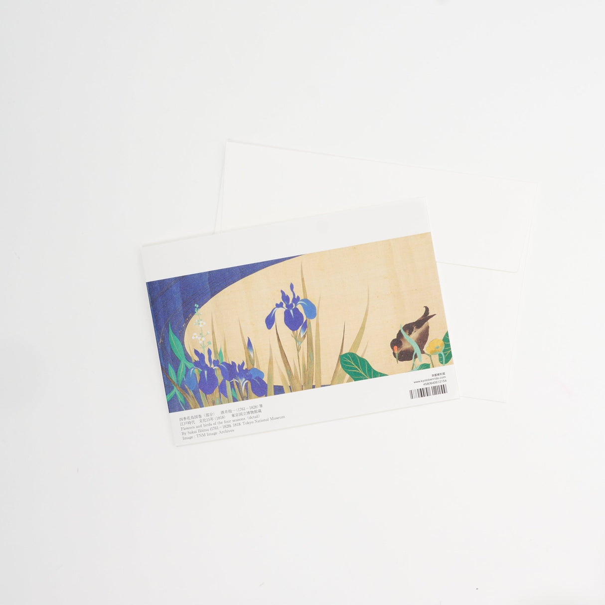 Four Seasons Flowers and Birds Scroll Greeting Card / Benrido - bungu