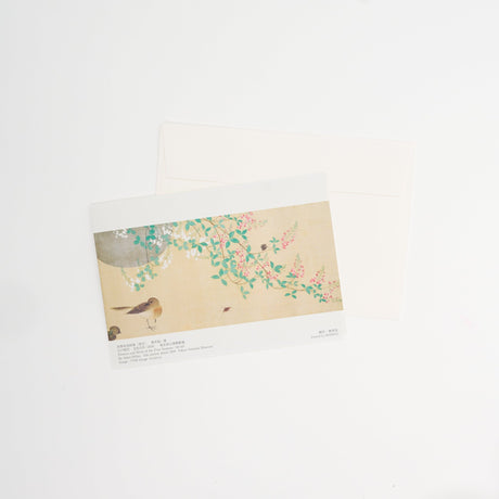 Four Seasons Flowers and Birds Scroll Greeting Card / Benrido - bungu