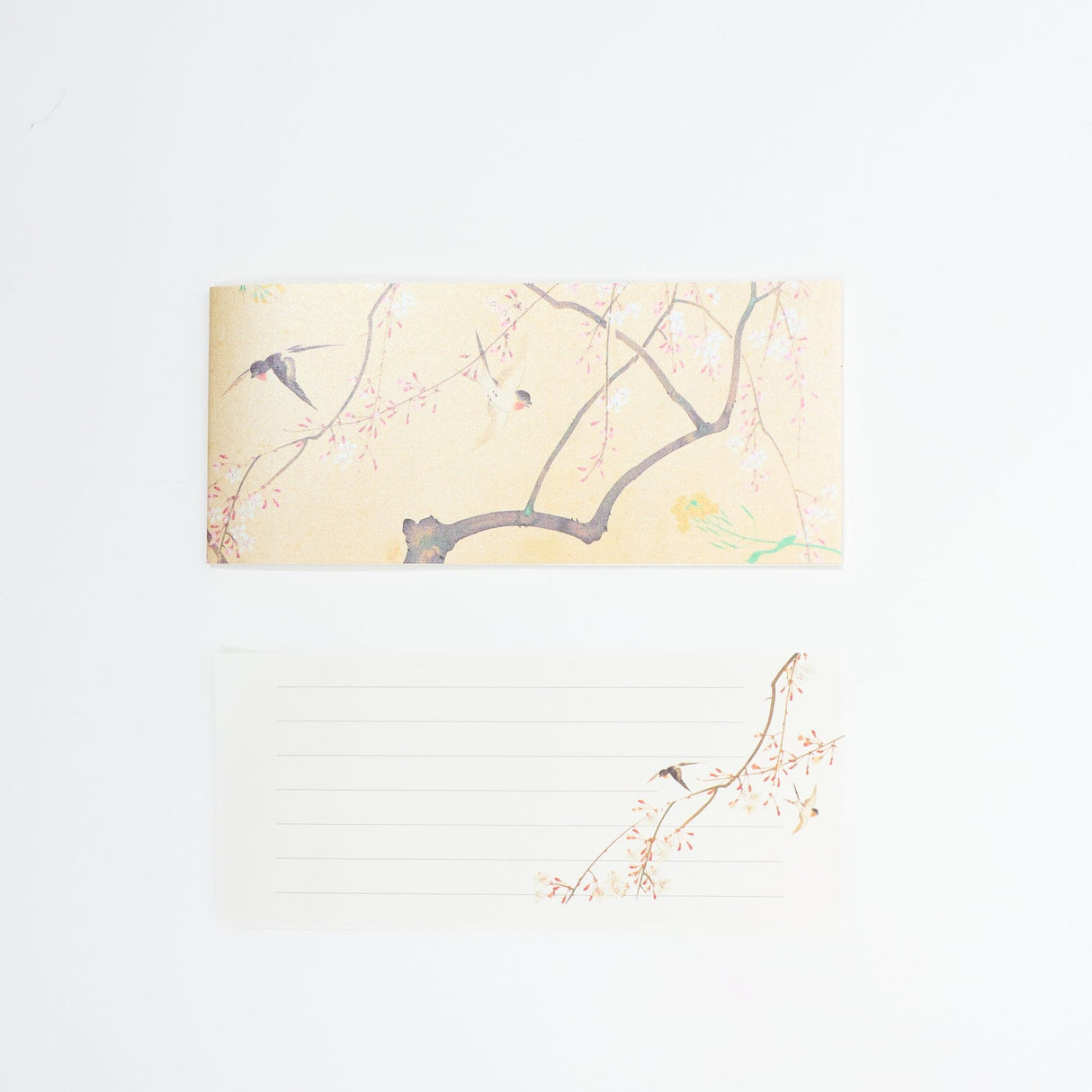 Four Seasons Flowers and Birds Scroll Letter Paper / Benrido - bungu