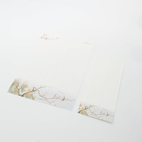 Four Seasons Flowers and Birds Scroll Letter Set / Benrido - bungu