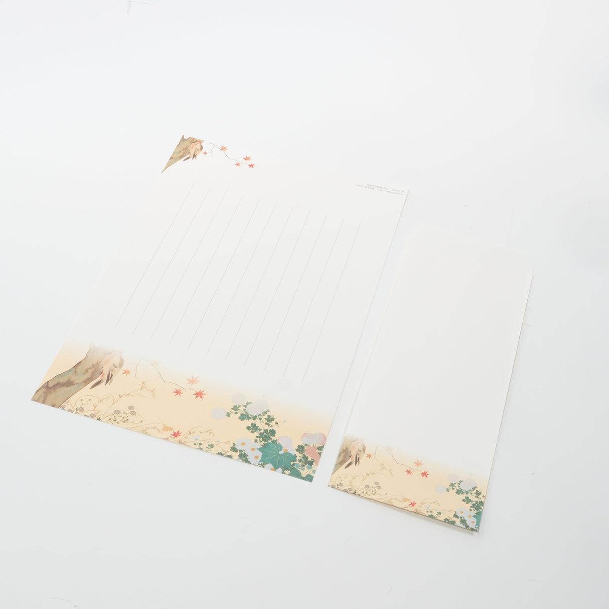 Four Seasons Flowers and Birds Scroll Letter Set / Benrido - bungu