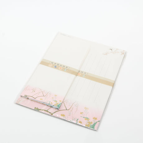Four Seasons Flowers and Birds Scroll Letter Set / Benrido - bungu